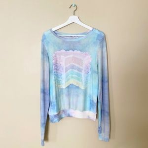 Wildfox Dreaming of Cake Baggy Beach Jumper Size S